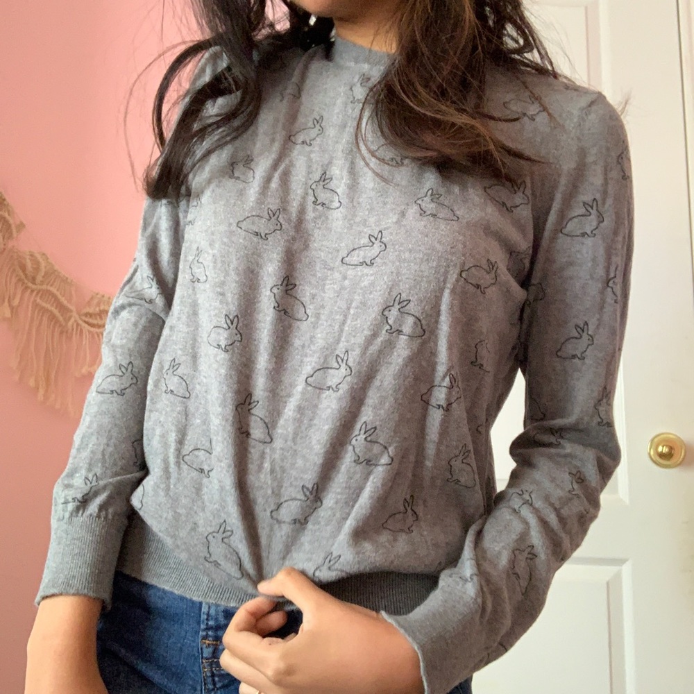 Forever 21 Bunny Long Sleeve Shirt